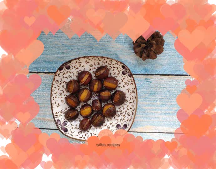 Rice cooker version of sugar chestnuts