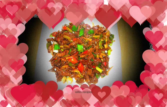 Stir-fried beef
