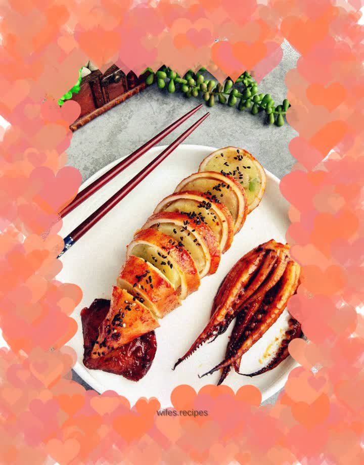 Spicy Squid Baked Mashed Potatoes