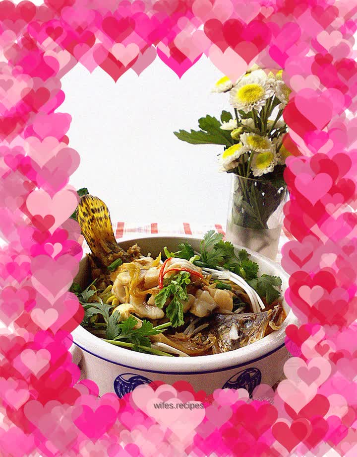 Sauerkraut and mandarin fish