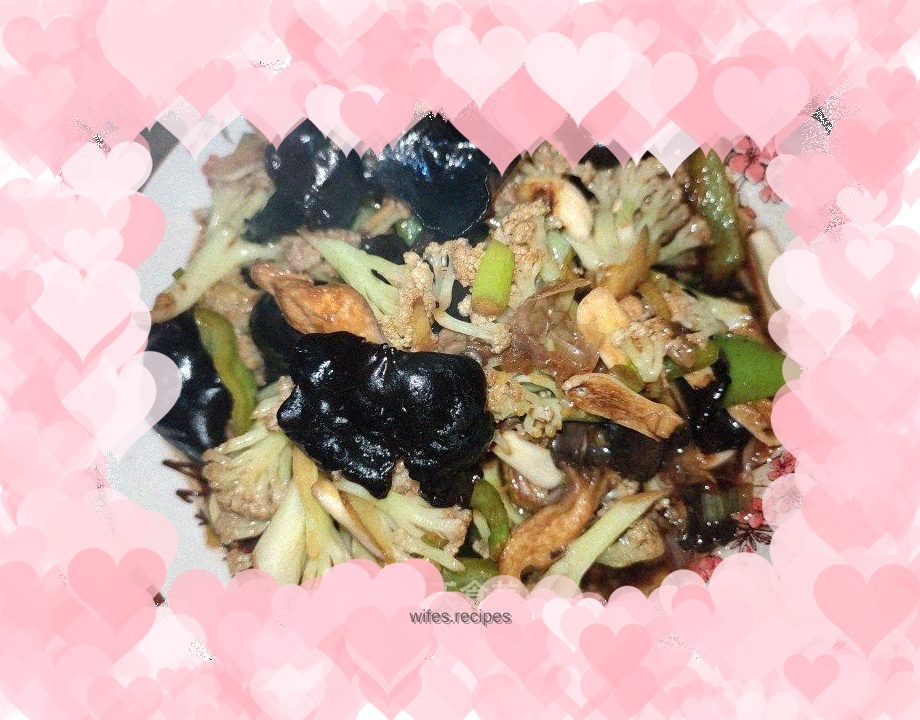 Stir-fried cauliflower