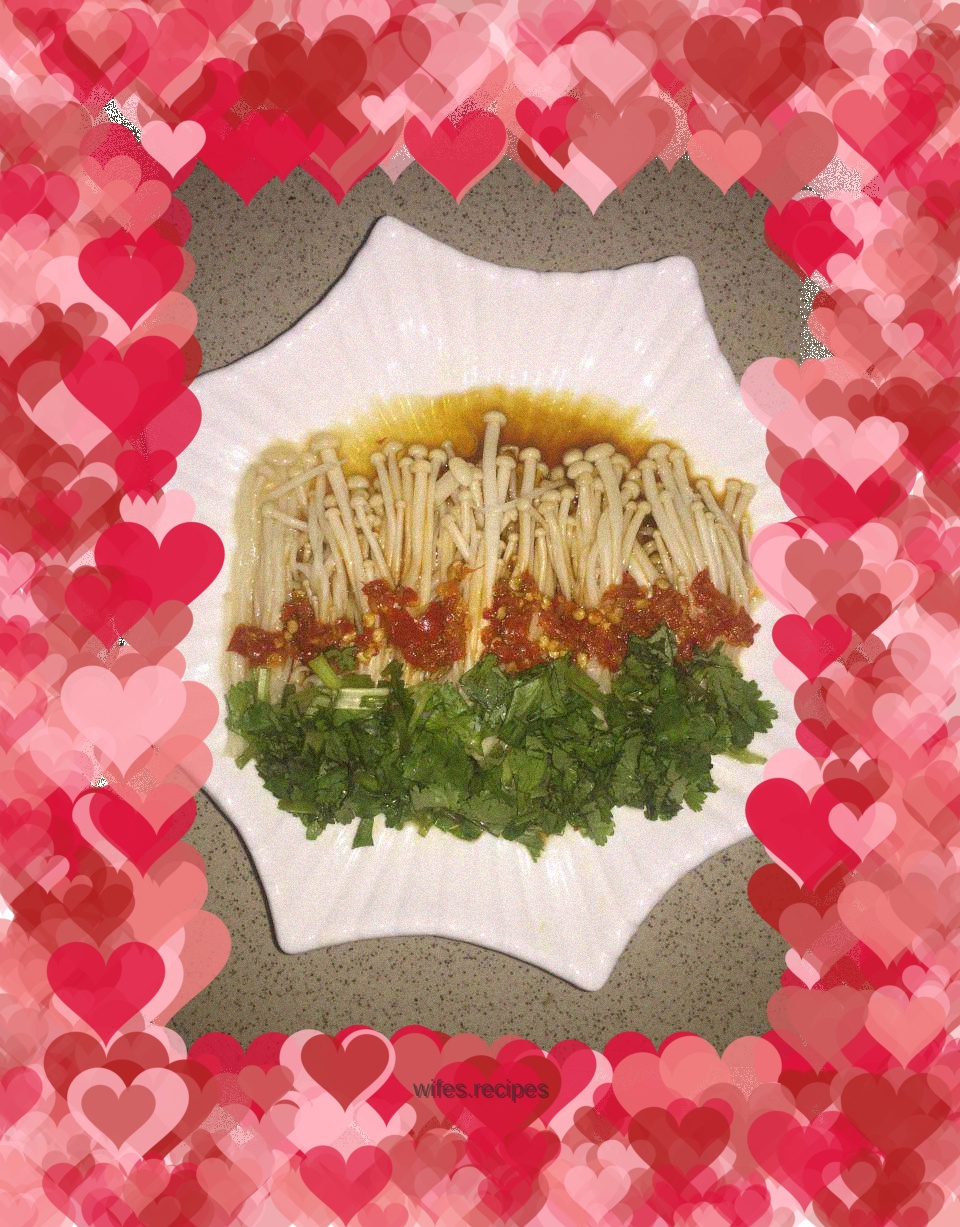 Chopped Pepper Enoki Mushroom