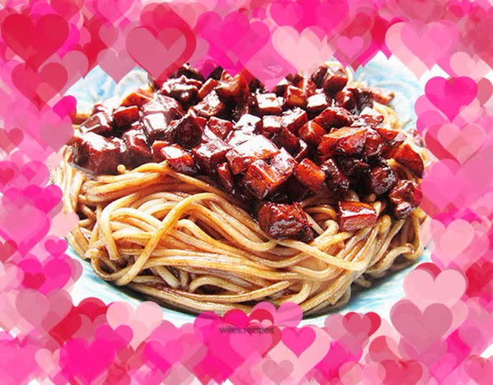 King oyster mushroom fried noodles