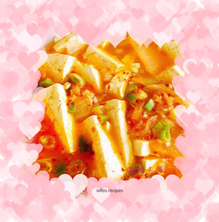 Spicy Cabbage and Tofu Soup