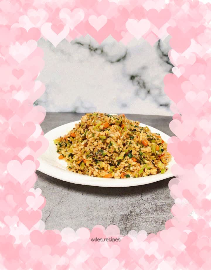 Carrot and celery fried rice