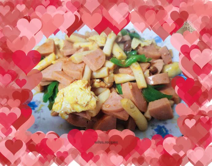 Stir-fried seafood mushrooms