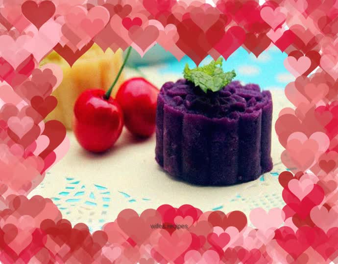 Purple sweet potato mashed potatoes