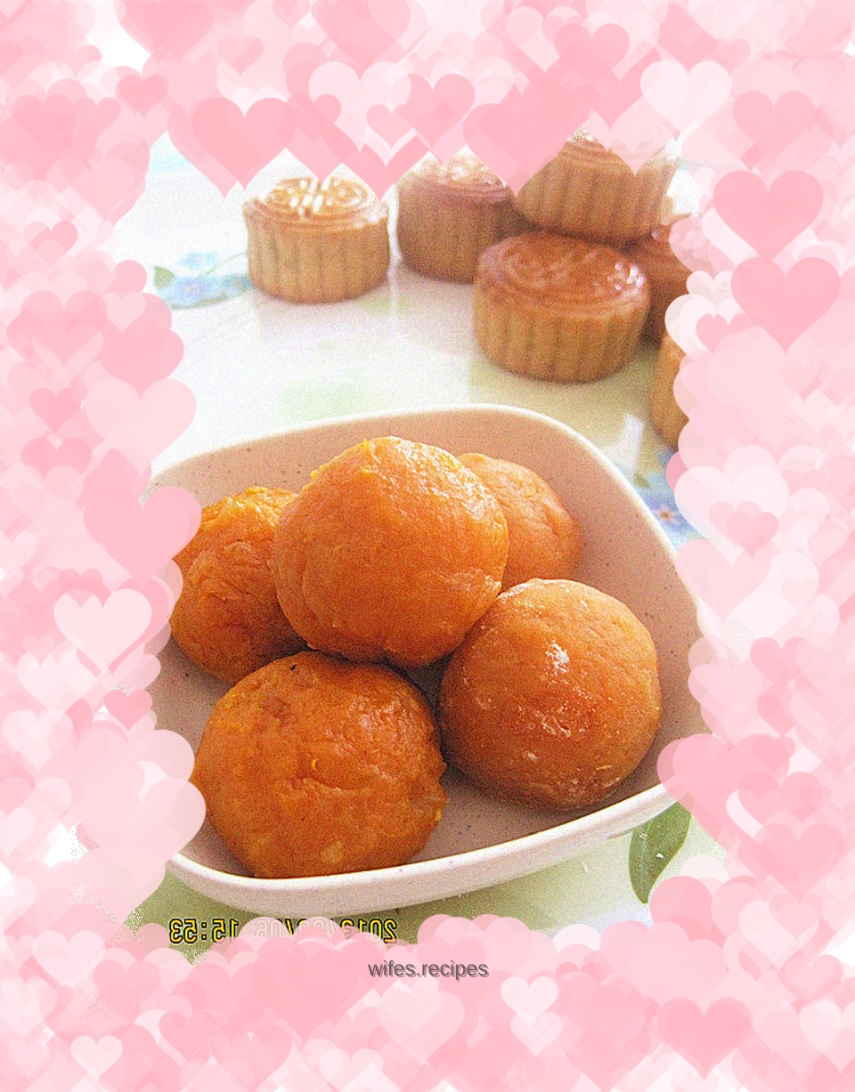 Homemade Pumpkin Mooncake Filling