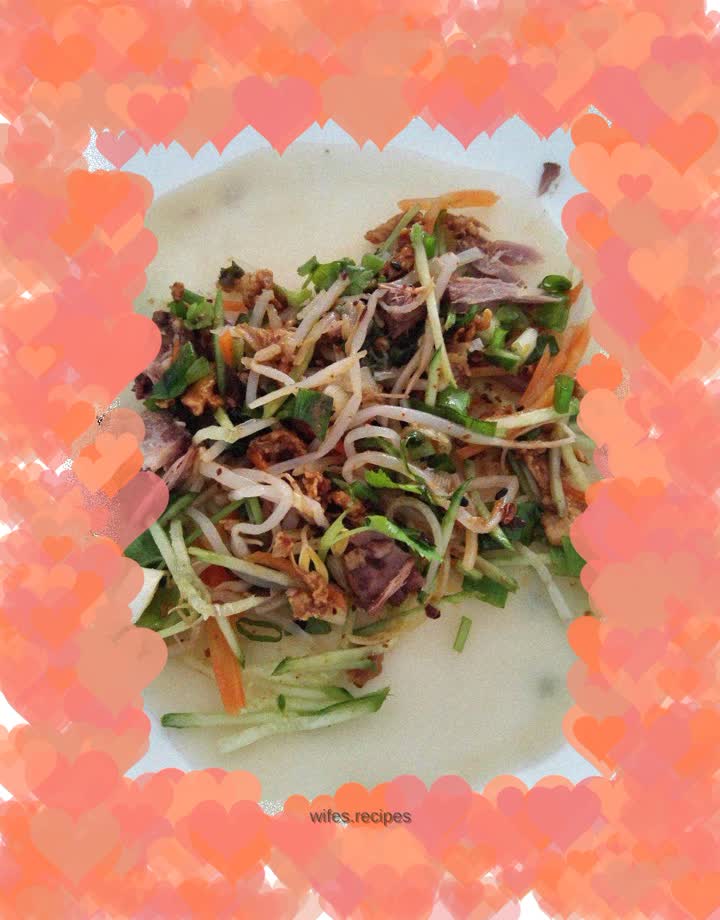 Spring pancakes on the tip of the tongue~~Northeast gluten pancakes