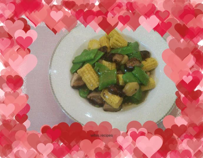 Mushrooms, Corn Bamboo Shoots