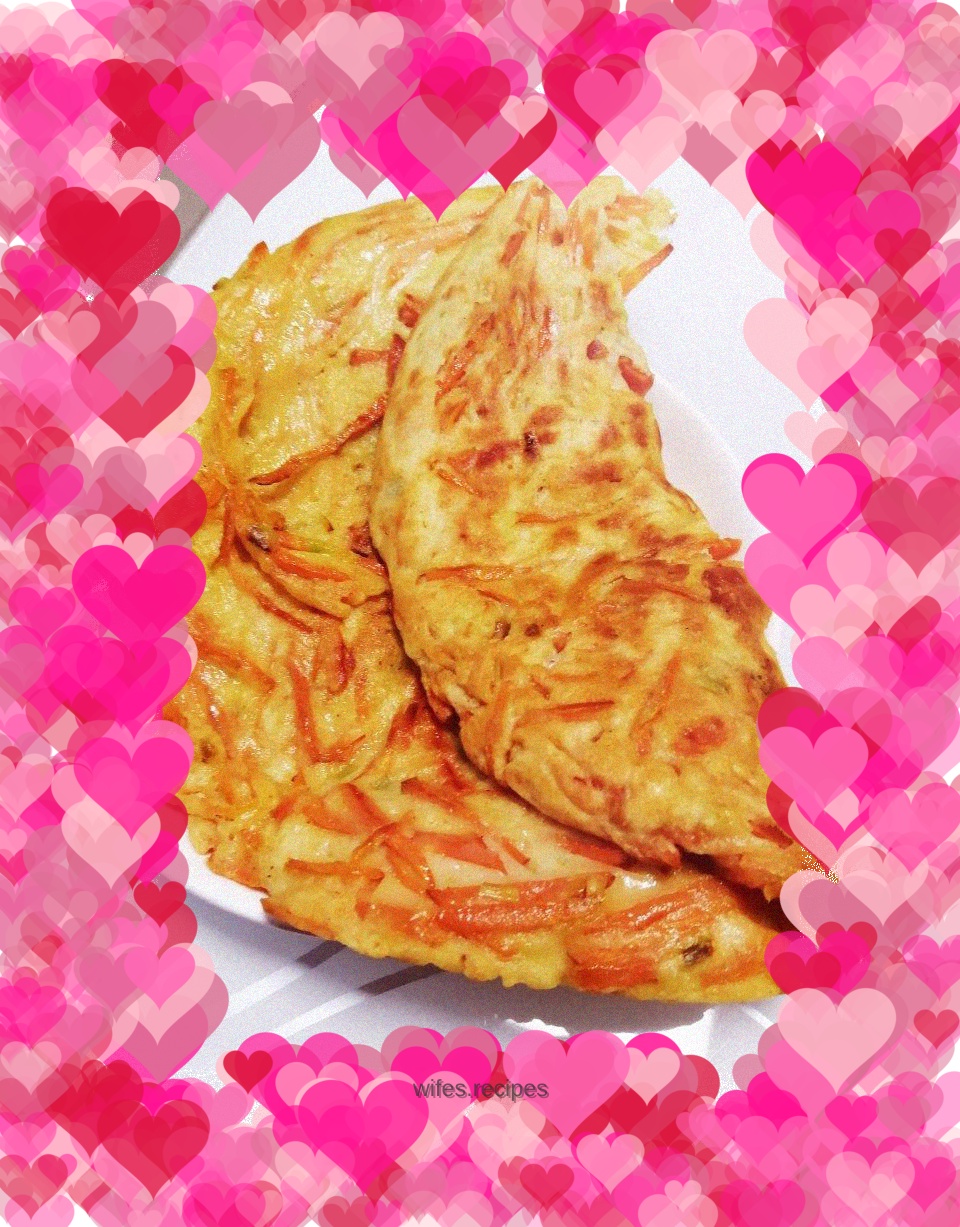 Carrot and Egg Pancakes