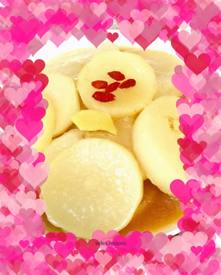 Quick dish - braised white radish in abalone sauce