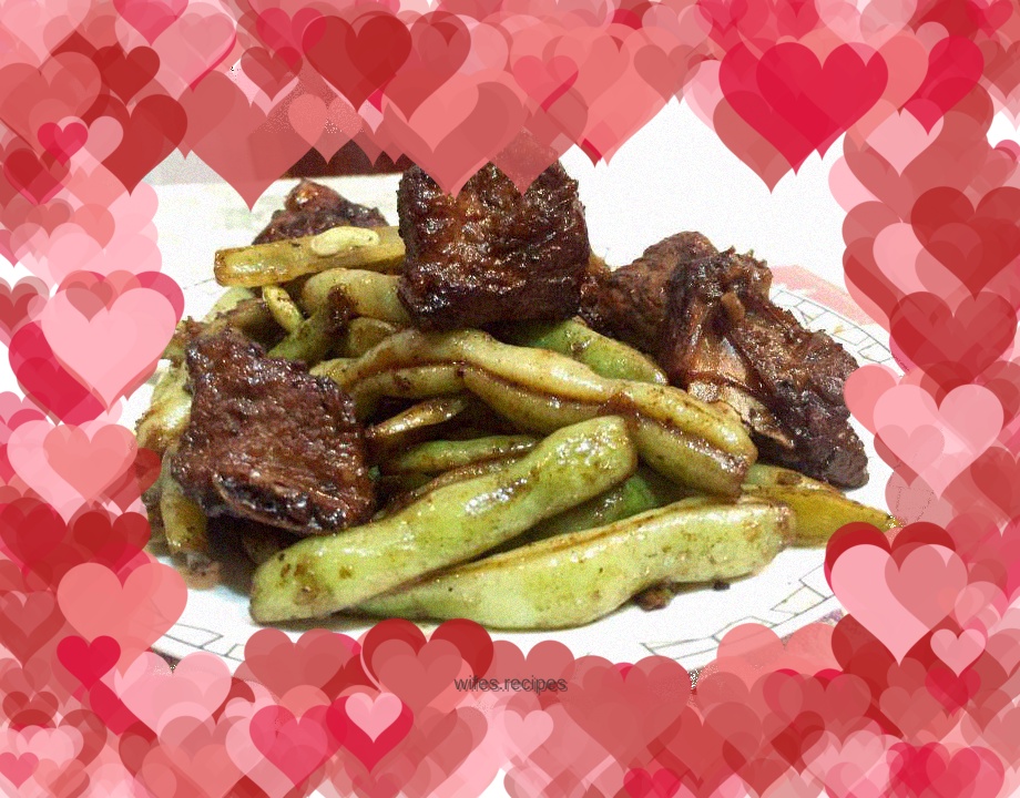 Braised Pork Ribs with Kidney Beans