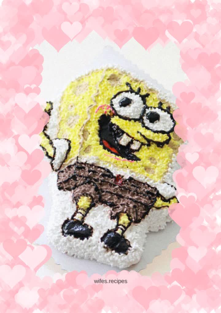 Spongebob cake - the most charming cartoon character, are you ready?