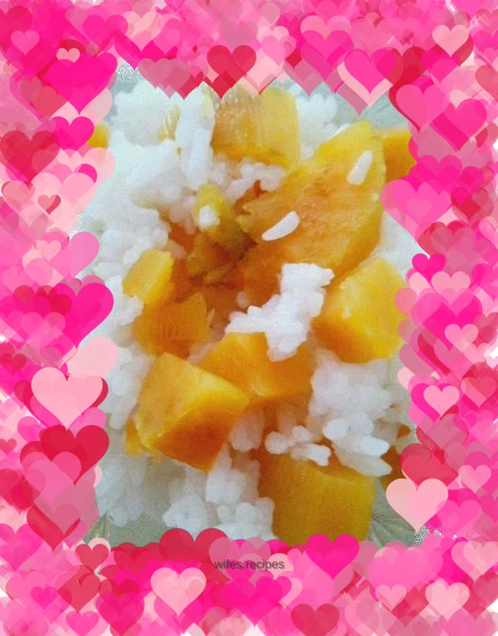 Sweet potato rice