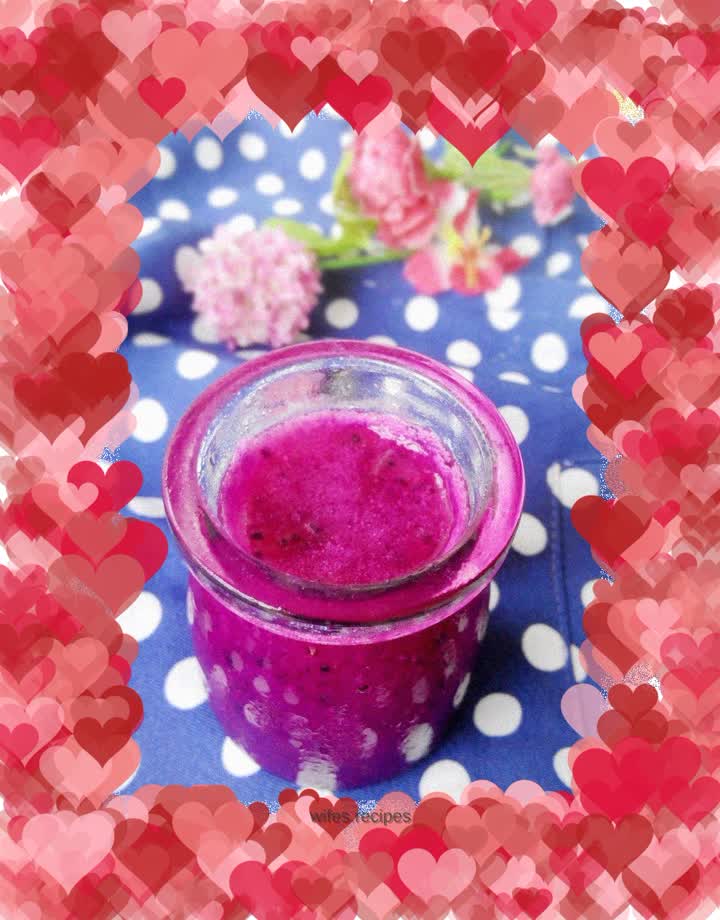 Dragon fruit jelly