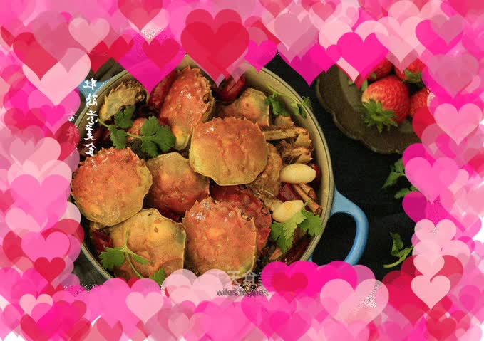 Finger sucking spicy crab