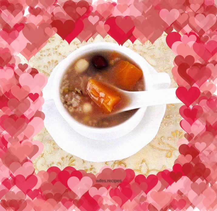 【Pumpkin and Mung Bean Porridge】--Pumpkin porridge with a unique flavor in the electric pressure cooker