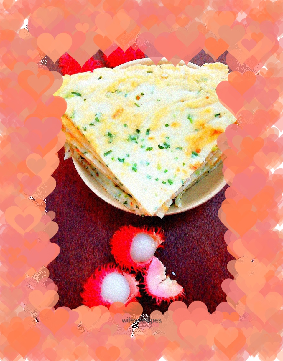 Chive pancake