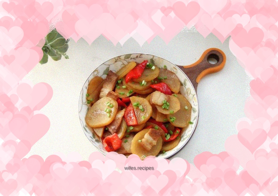 Sautéed Pork Slices with Sauce-flavored Potatoes