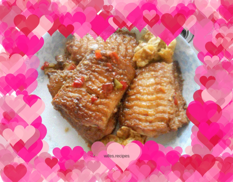 Chopped pepper hairtail fish