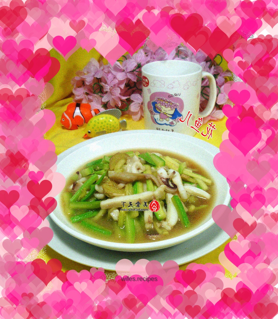 Fried Squid and Zucchini