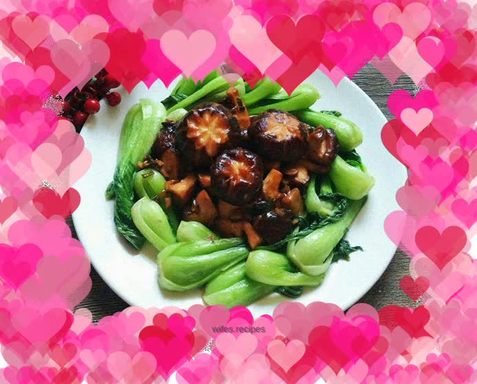 Oyster Sauce Mushrooms and Green Vegetables