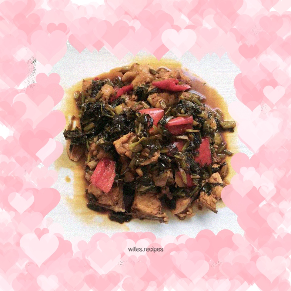 Stir-fried Chicken with Pickled Vegetables