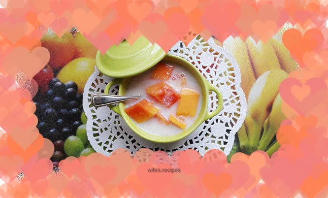 Coconut Papaya Sago Dew