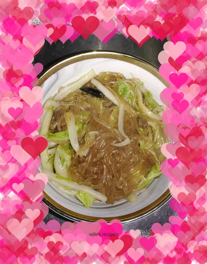 Cabbage Stewed Vermicelli