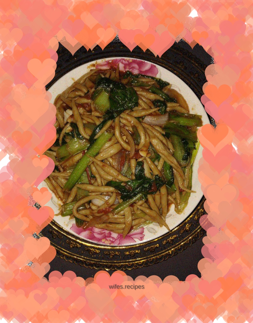 Fried oatmeal and fish