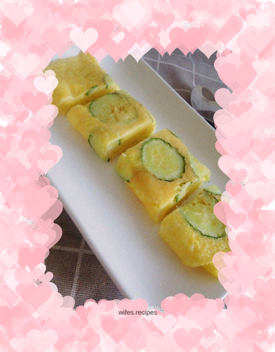 Cucumber thick egg roast ~ a little freshness in summer