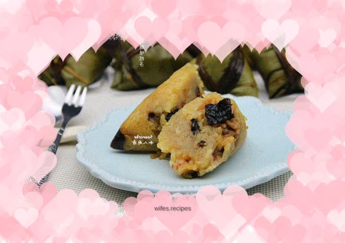 Cantonese style cured rice dumplings