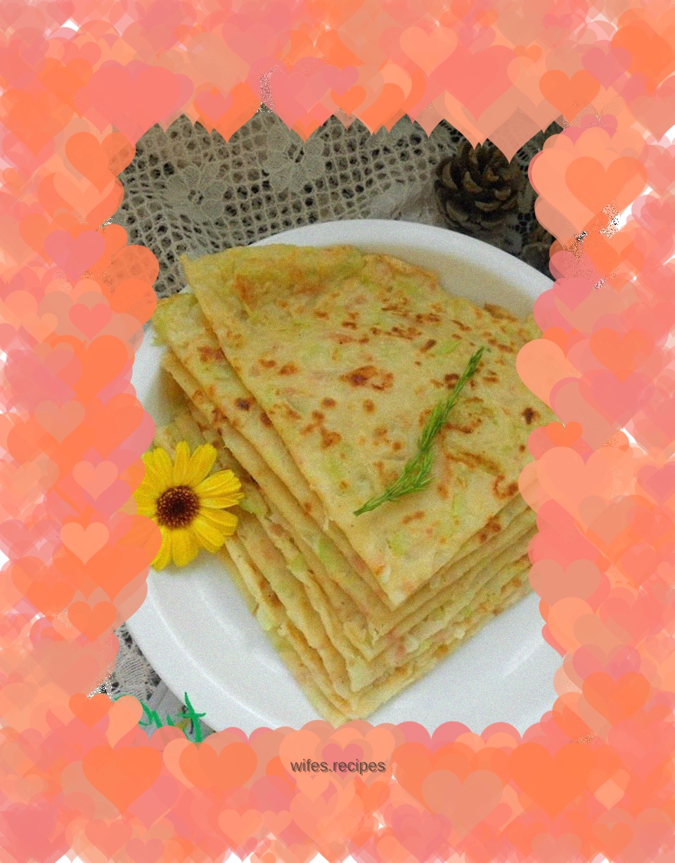 Watermelon rind pancakes