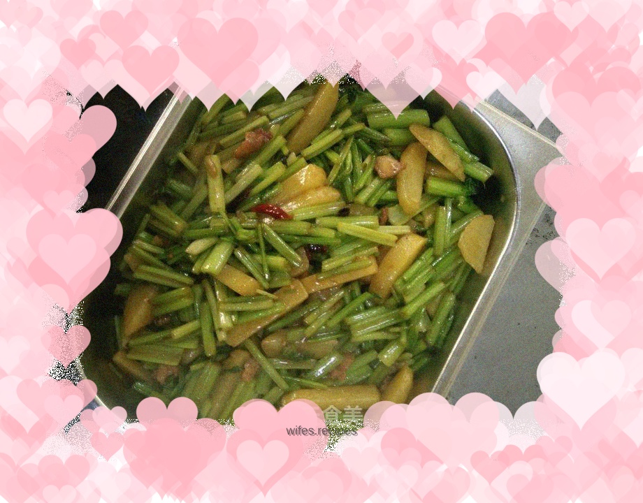 Celery-flavored potato chips