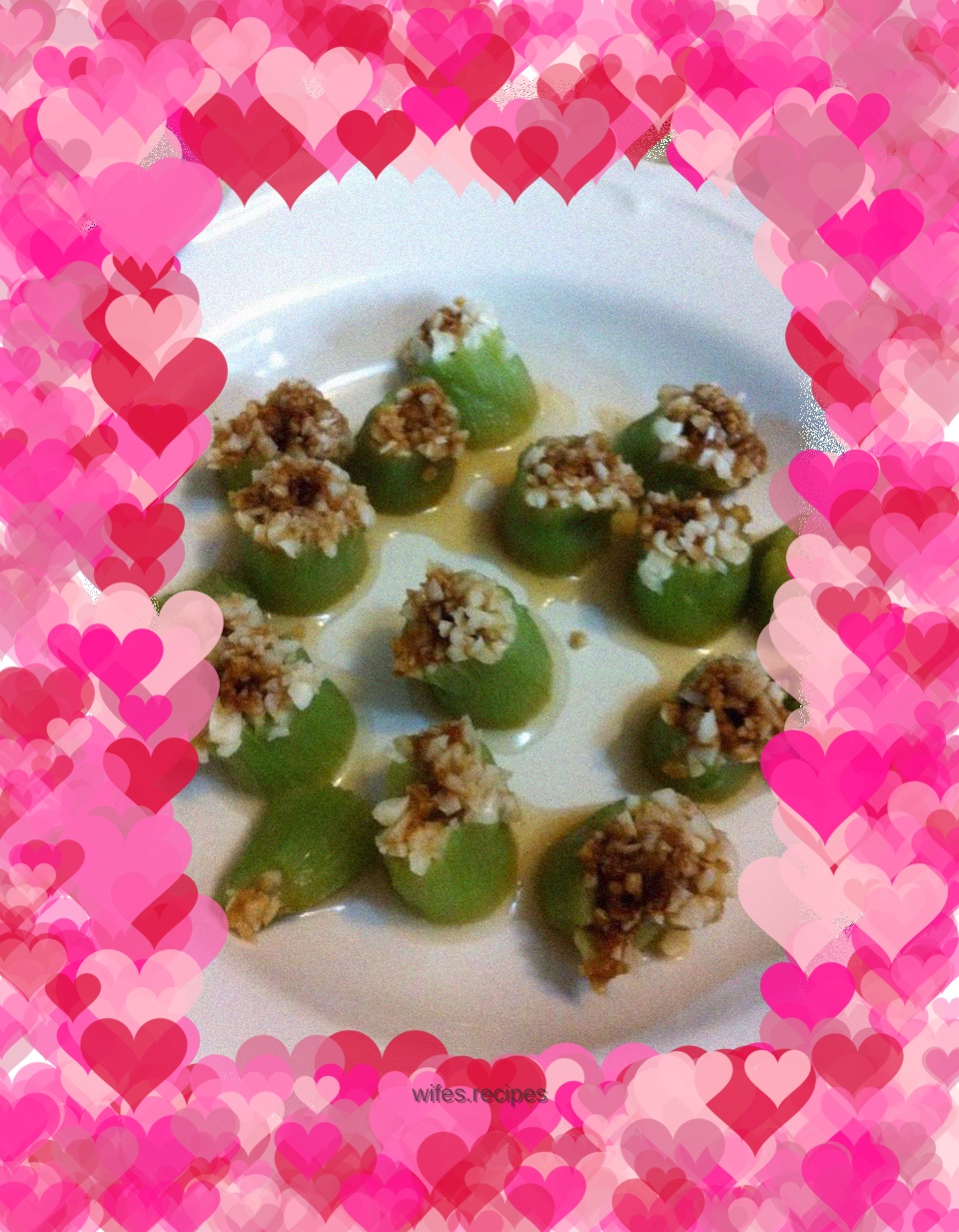 Steamed loofah with garlic