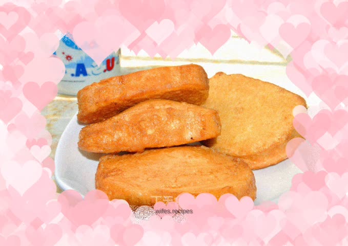 Fried dried steamed buns