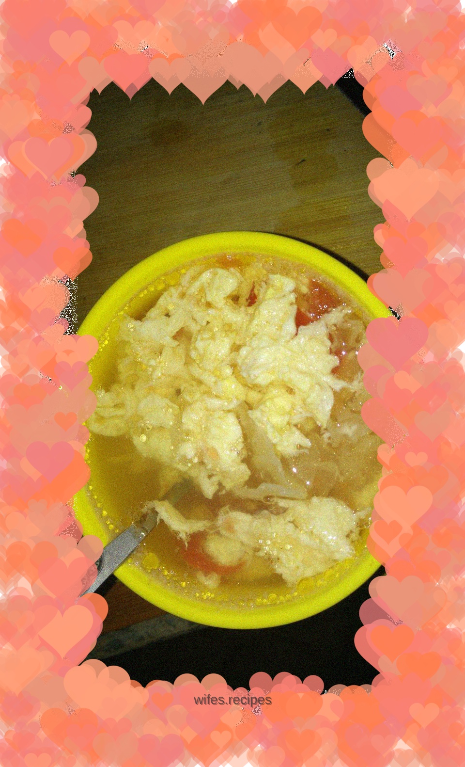 Tomato, Egg and Tremella Soup