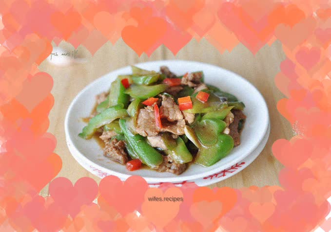 Stir-fried pork slices with bitter melon