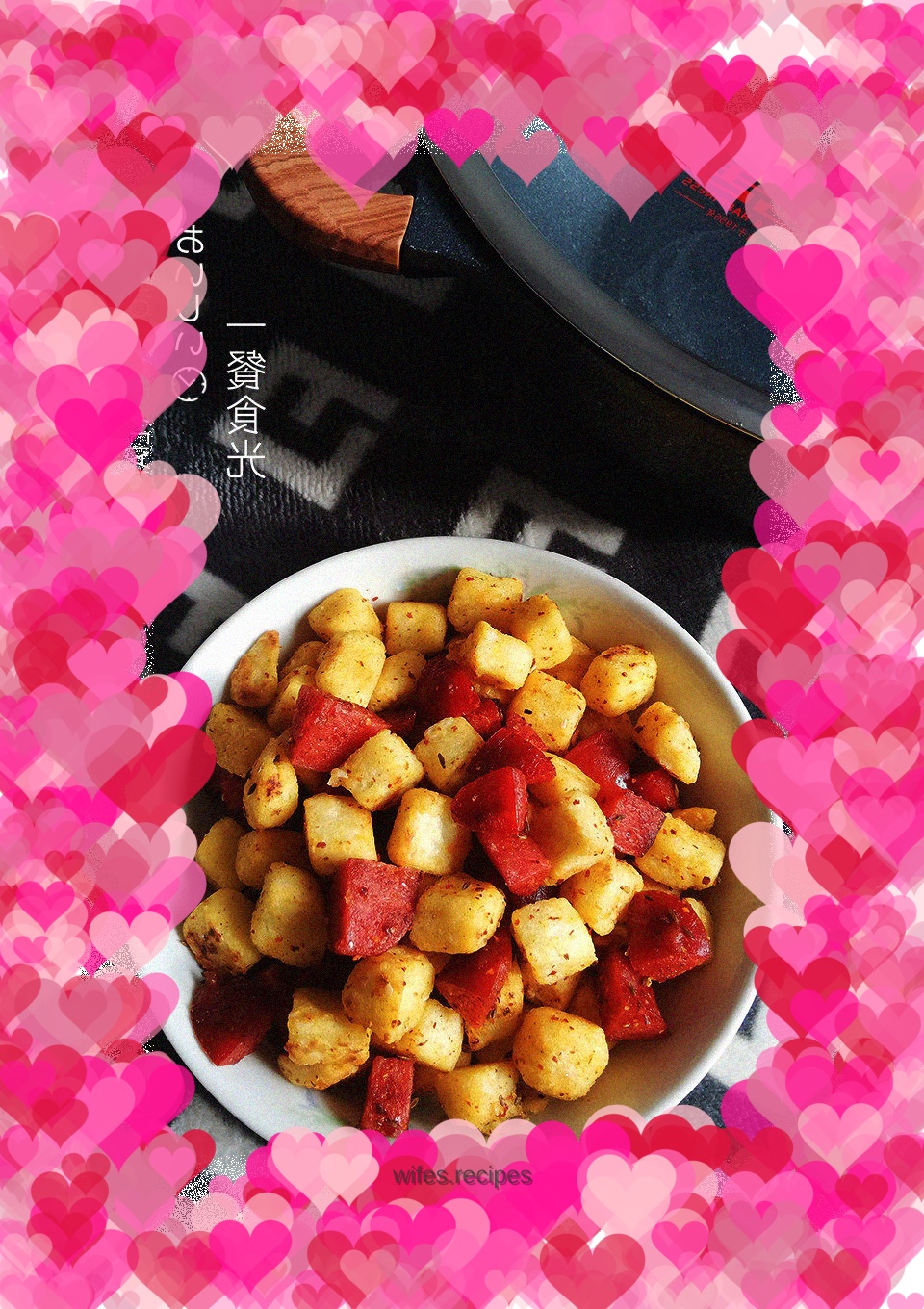 Diced cumin sausage steamed buns