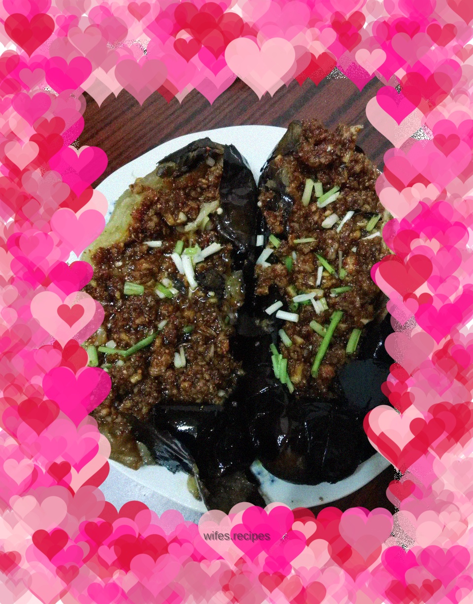 Grilled Eggplant with Minced Pork