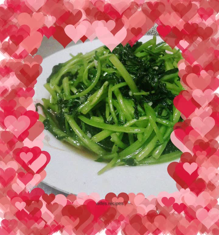 Stir-fried chrysanthemum