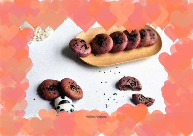 Purple Sweet Potato Shortbread