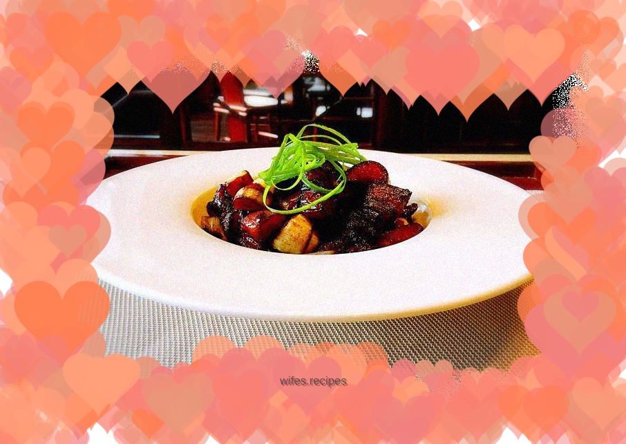 Wild rice braised pork