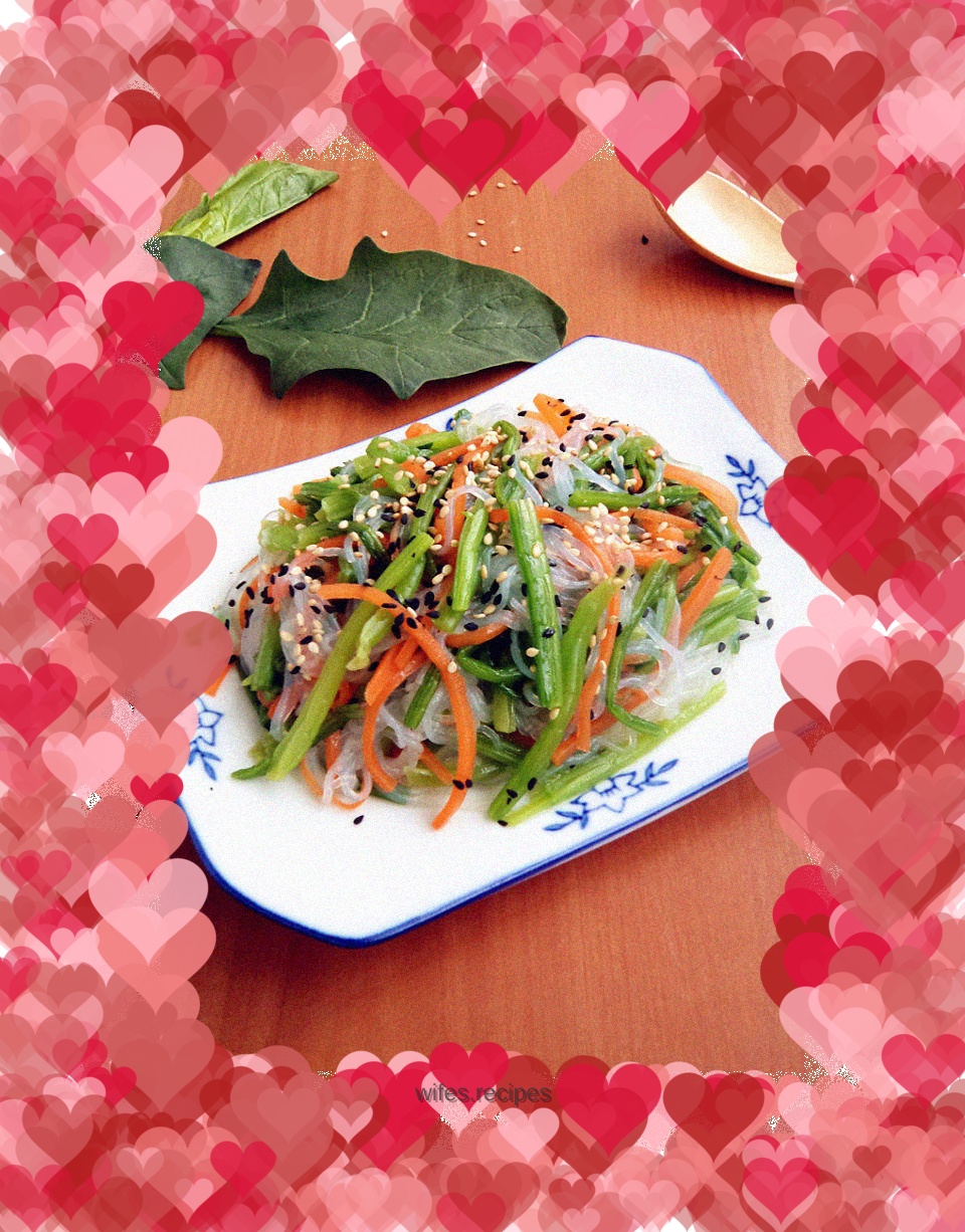【Tianjin】Spinach stems mixed with double shreds