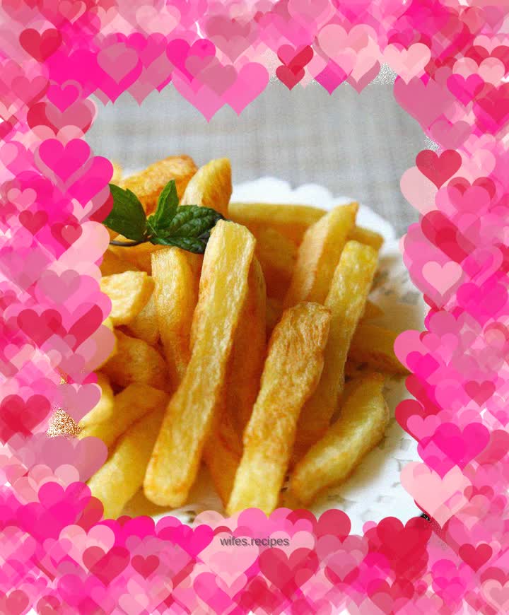 Homemade American French Fries
