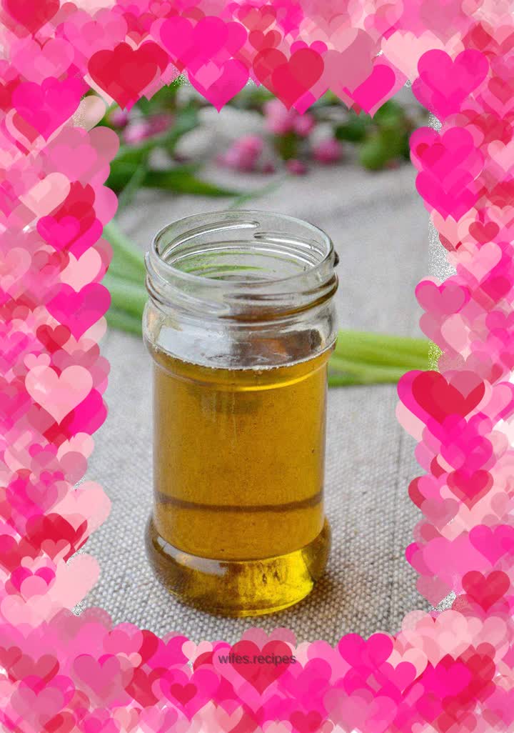 Homemade scallion oil