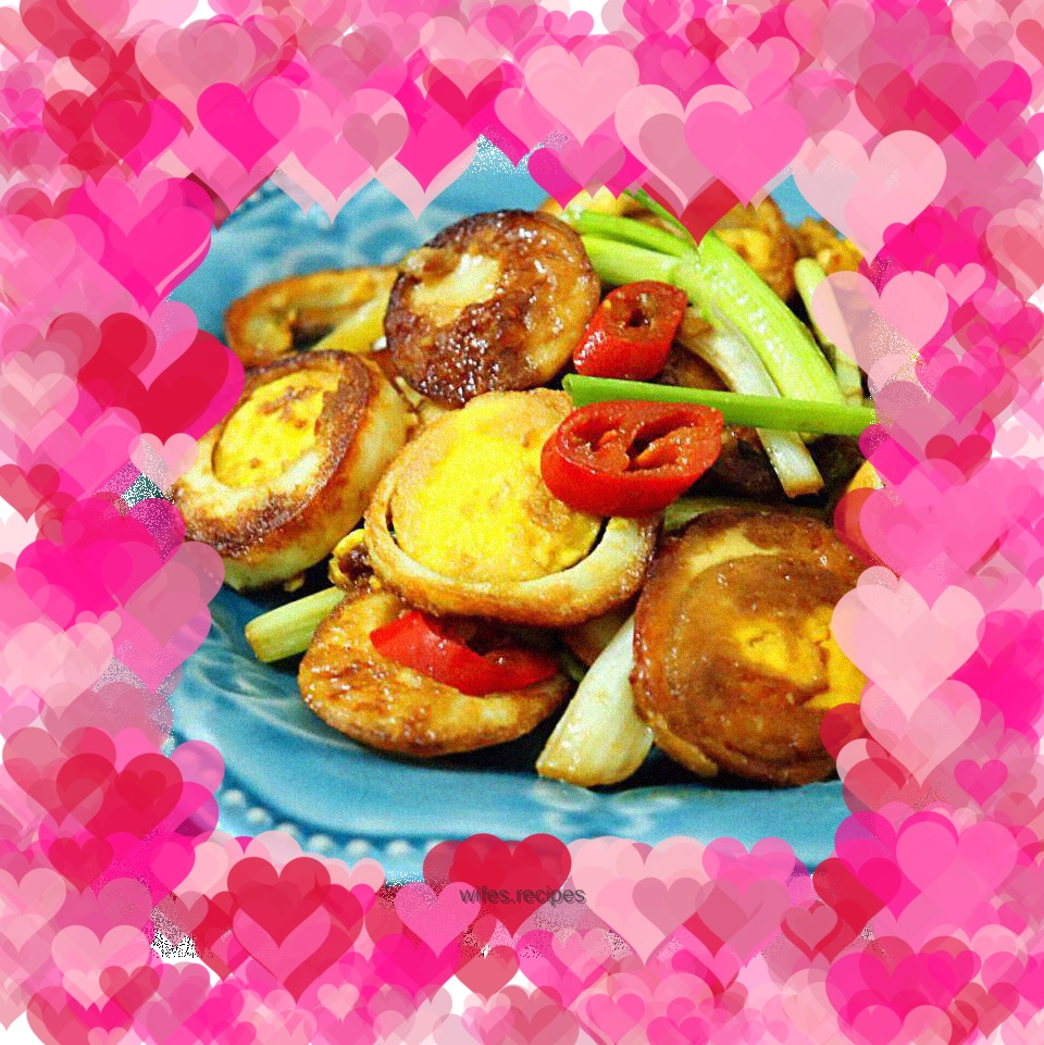 Scrambled Eggs with Scallion and Balsamic Vinegar