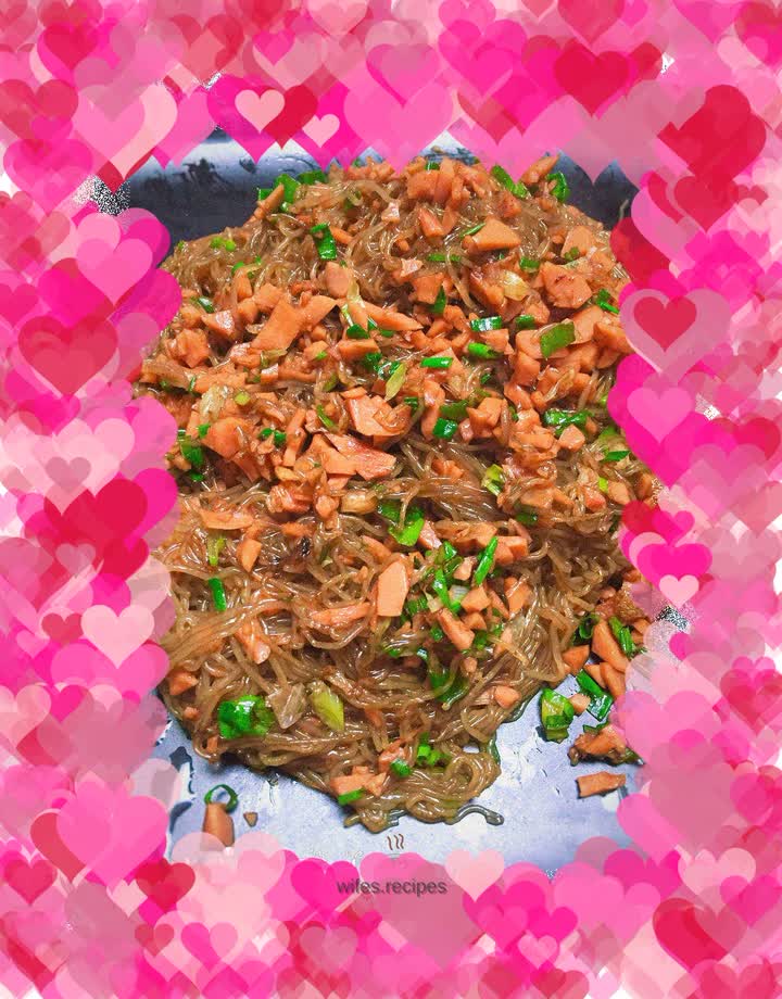 Home-cooked fried vermicelli