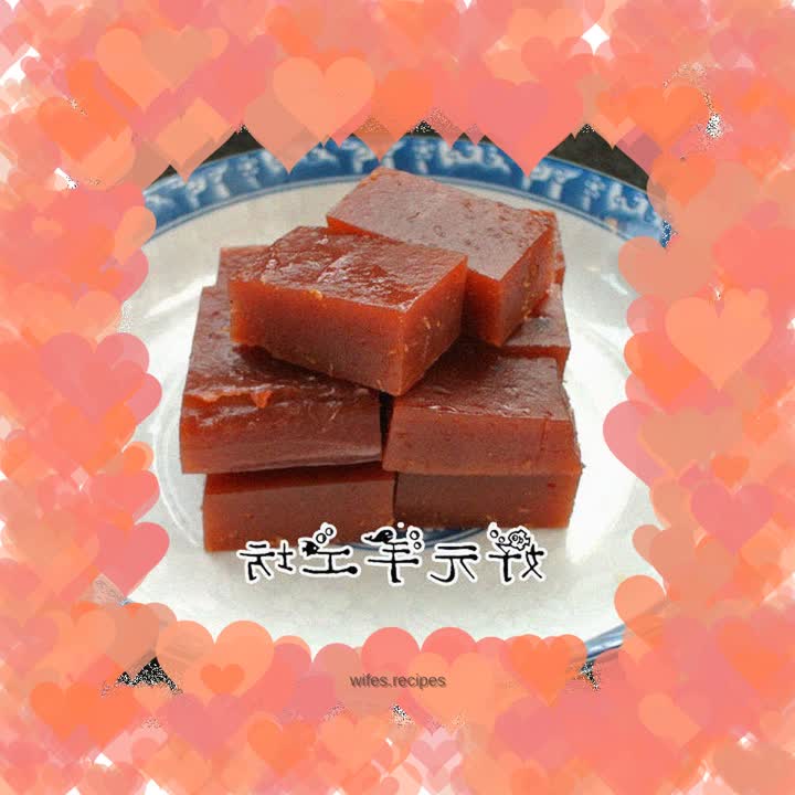 Hawthorn cake is easy to make